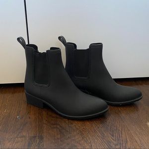 Jeffrey Campbell pointed toe waterproof boot
